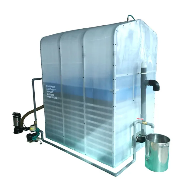 portable PUXIN pvc small domestic biogas digester for cooking fuel