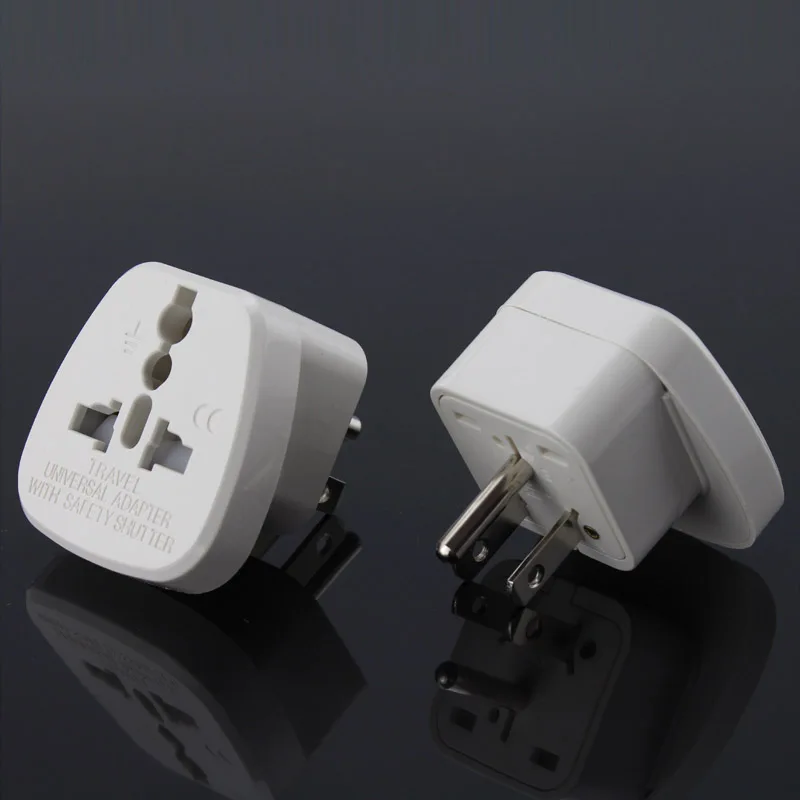 
Multi adapter America adapter Plug 3 pin with Universal socket with Safety Shutter 