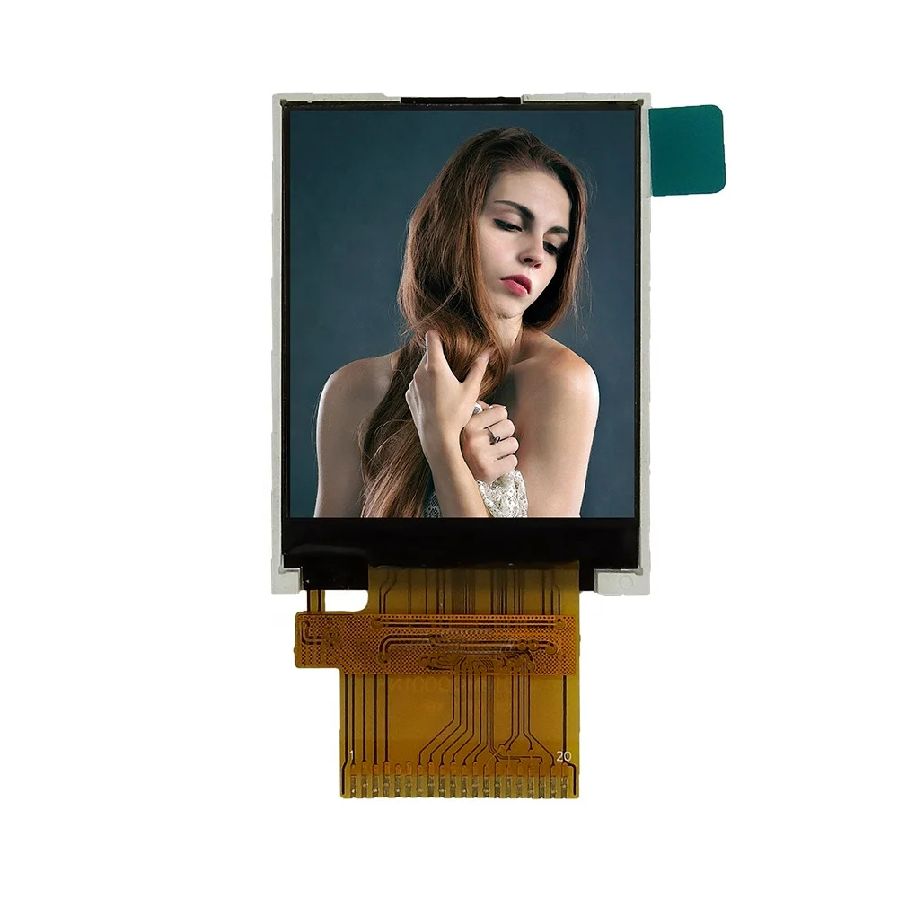 1.8 inch 128x160 8 bit 8080 MPU input interface 20 pin color tft lcd screen