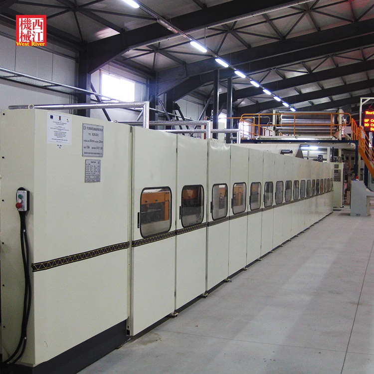 Corrugated Cardboard Production Line Carton Making Machine Double Facer