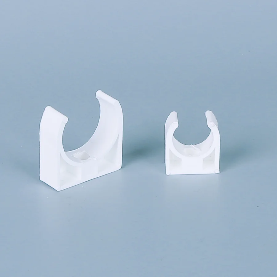 factory sale plastic pipe fitting clamp with stock