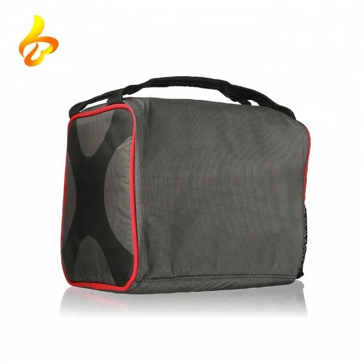 Aluminum Foil Cooler Bag Lunch Box Travel Insulated Cooler Bag with plastic food container