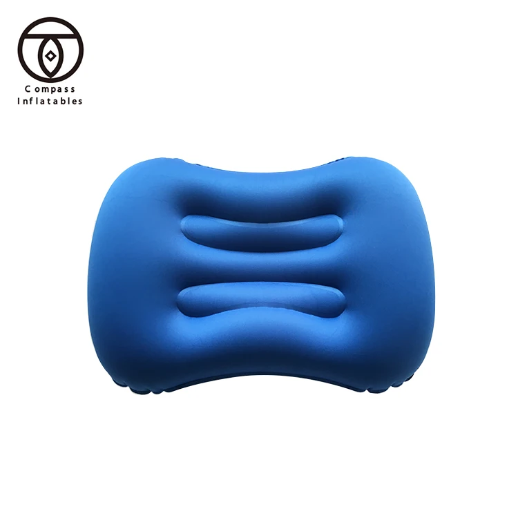 Wholesale custom adjustable ultralight outdoor beach camping compressible plastic air inflatable travel pillow