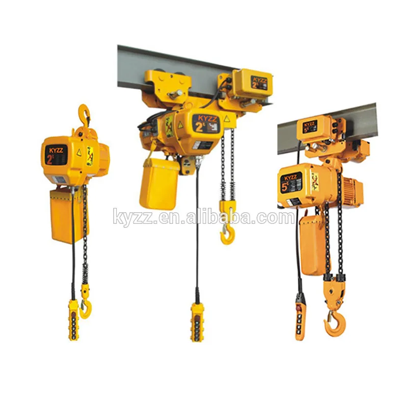 2 ton Electric Chain Hoist with Electric Monorail Trolley
