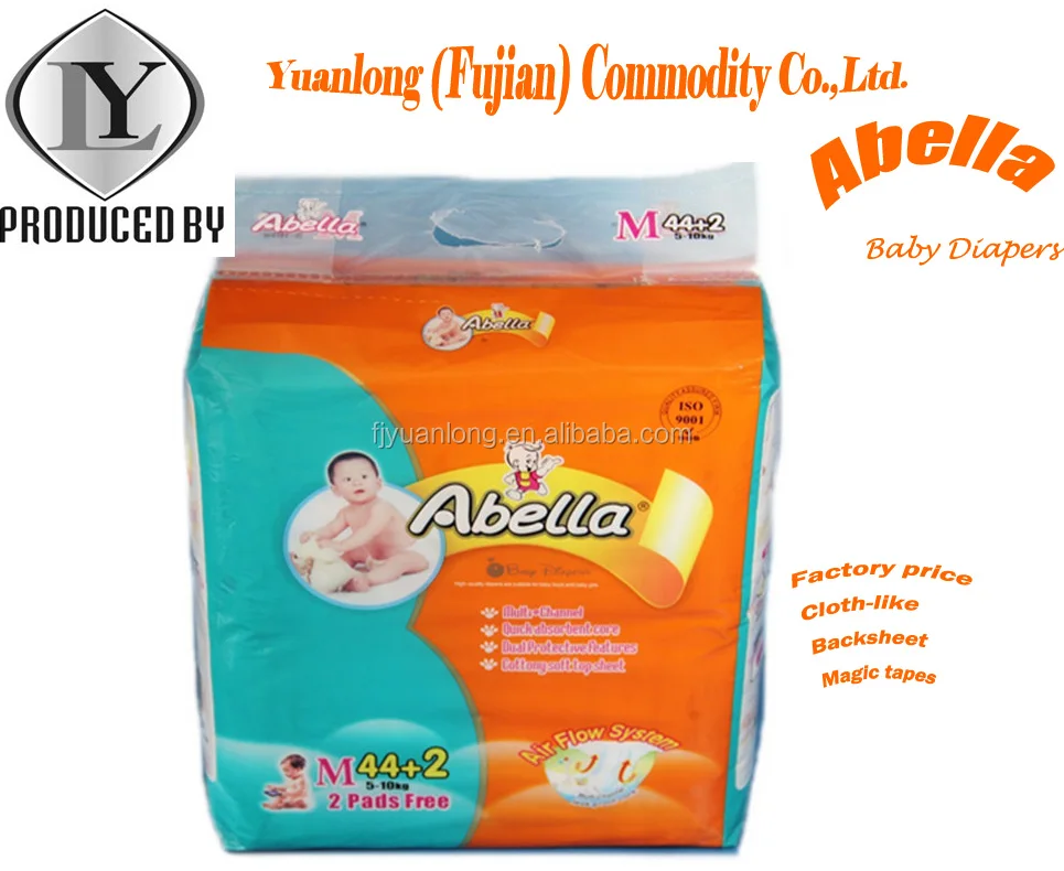 AFRICA DISPOSABLE ENCAIER ABELLA DISPOSABLE STOCK NOT GRADE B BABY DIAPERS