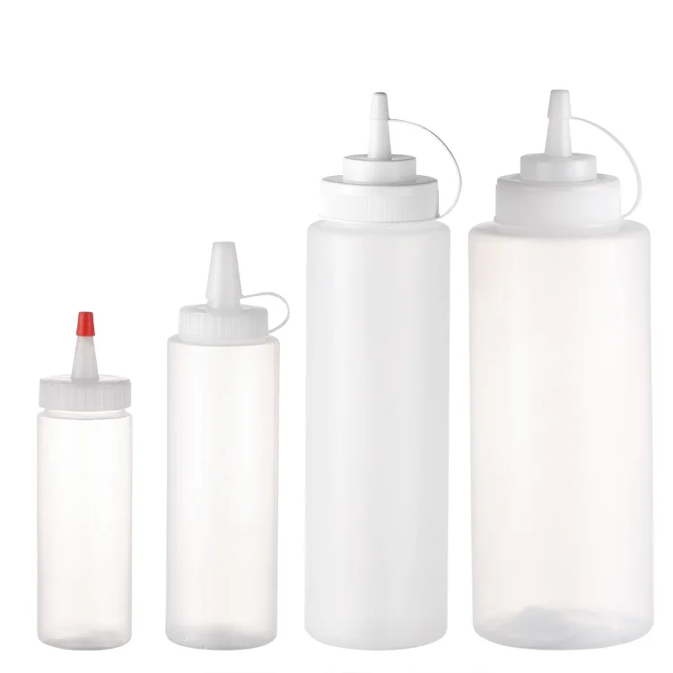 120ml custom  plastic packaging soy tomato plastic dispense bottle for sauce
