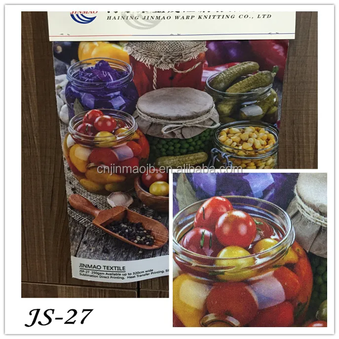 
popular Good display textile fabric Digital printing sublimation printing 250 gsm 