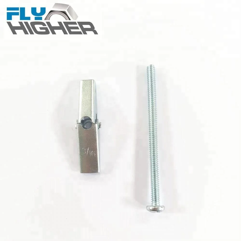 3/16X3 Gravity butterfly toggle anchor with screw