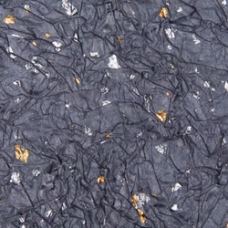 grey  high quality stone pattern matel foils embedded special handmade crinkled decoration art paper