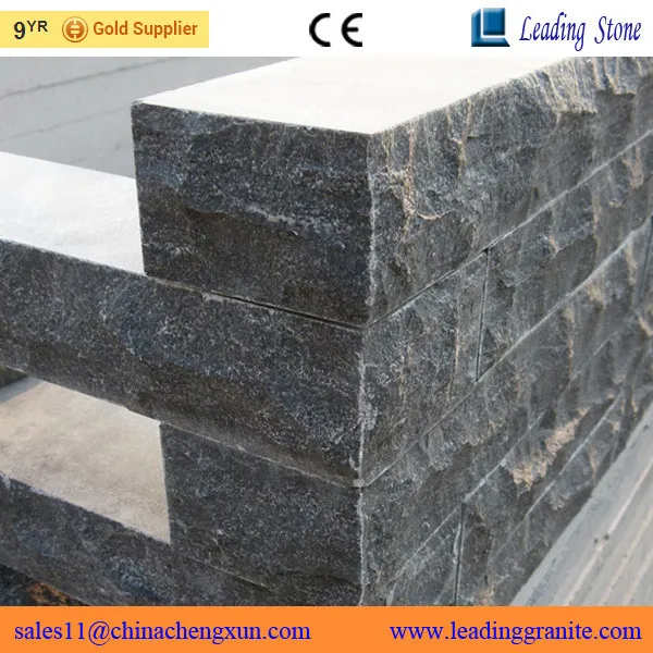 Natural Chinese blue limestone materials for facade of houses