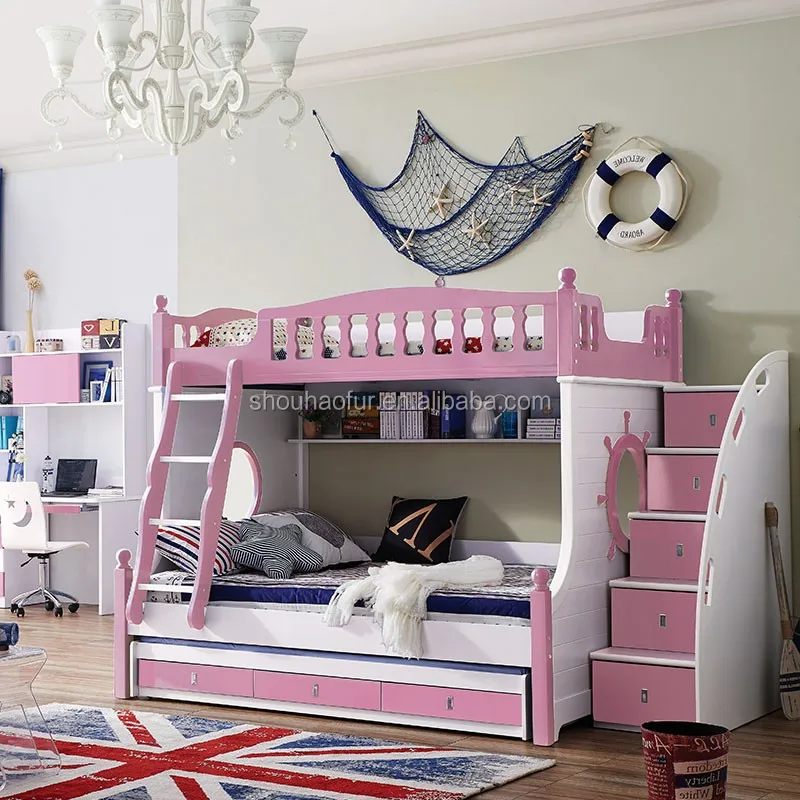 Cheap price bunk bed children bunk bed for girl and boy