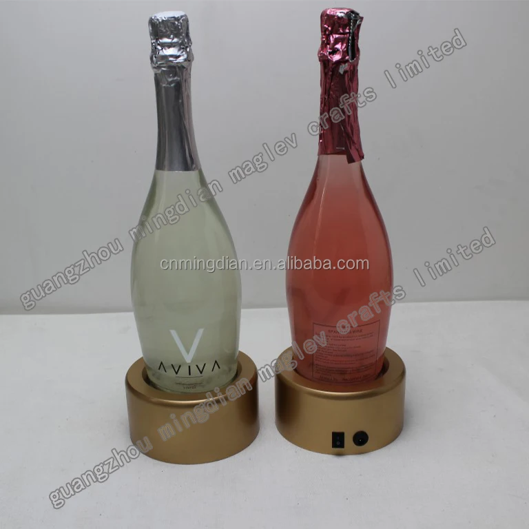 acrylic liquor bottle glorifier stirring display stand, OEM design acrylic illuminated bottle display stirrring glorifier base