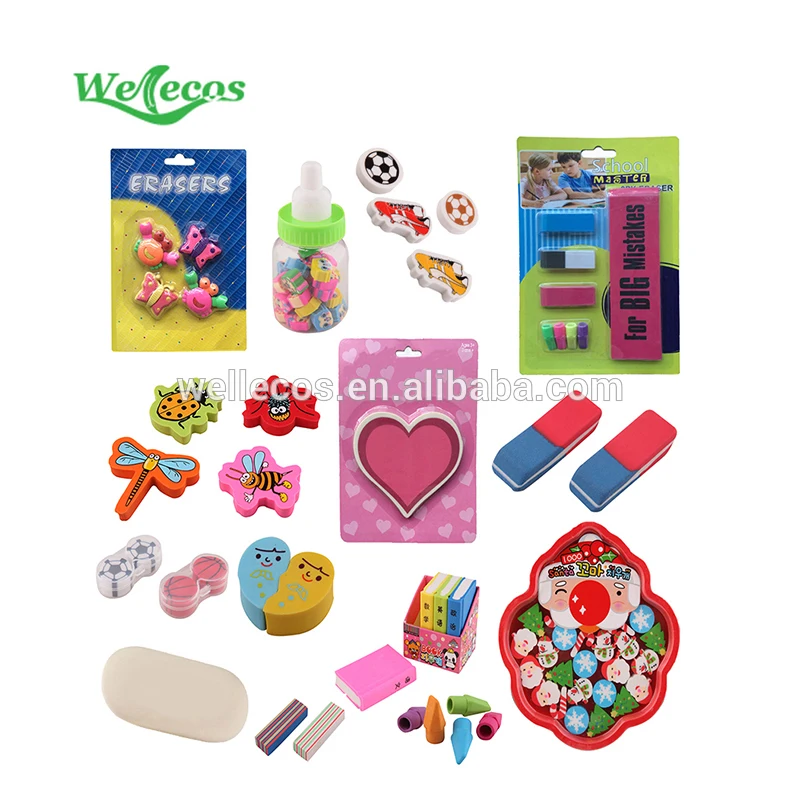 Wholesale Trendy Novelty Cute fancy pencil eraser with full color printing for children