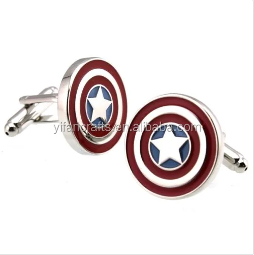 Мужские запонки Новые Звездные синие серебряные Красные запонки для рубашки 20 мм
