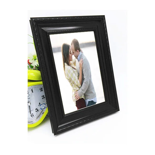 Wholesale wood MDF PS 5x7 8x10 11x14 picture photo frame with matboard
