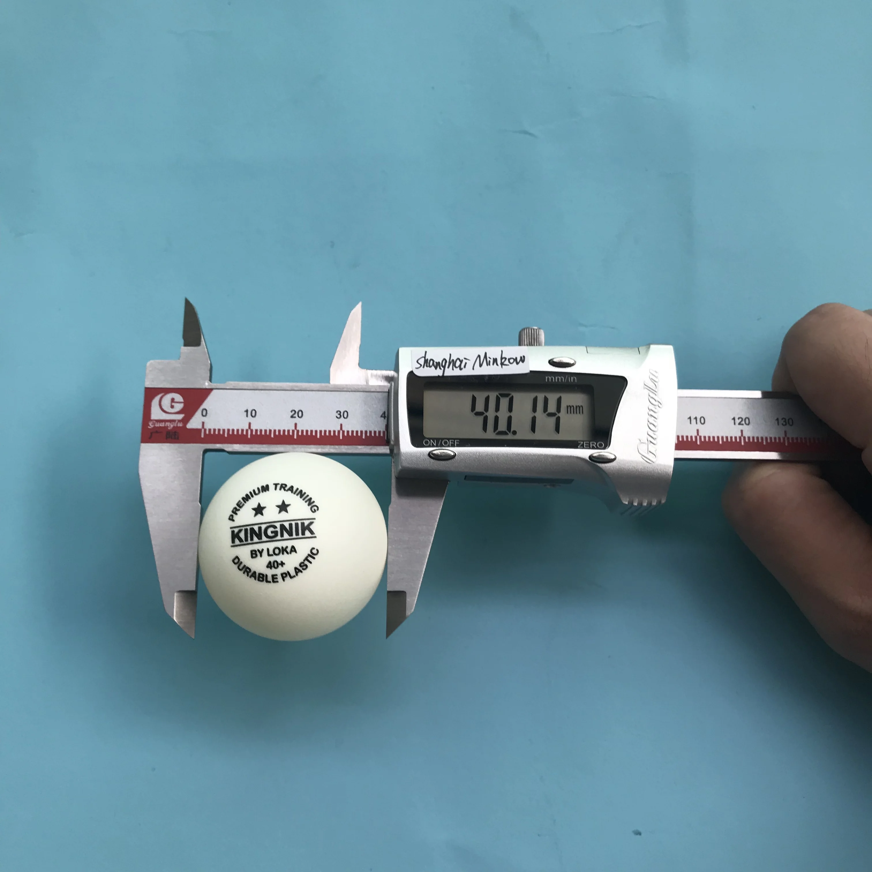 KINGNIK 2star by Loka premium training 40+ white plastic table tennis ball 6balls / box (French version)