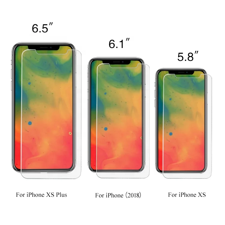 
9H Anti Shock Mobile Phone Film Silicone Tempered Glass Screen Protector 