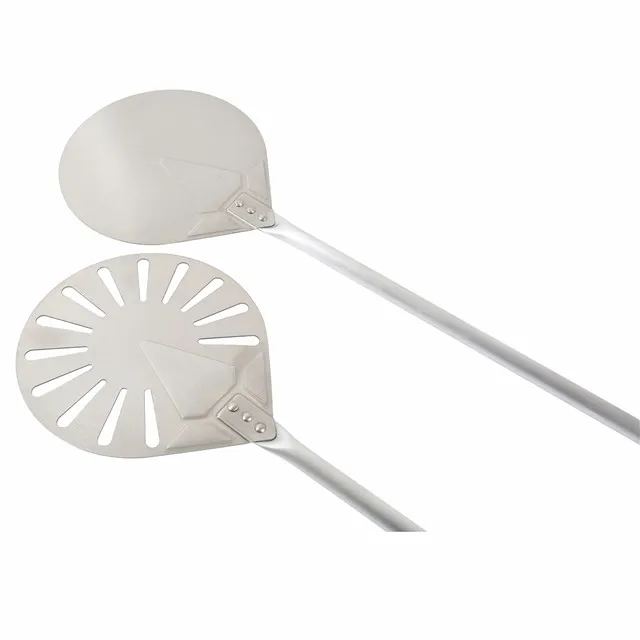 
Perforated Turning Pizza Peel Small Heard Peel Stainless Steel Pizza Paddle With 48