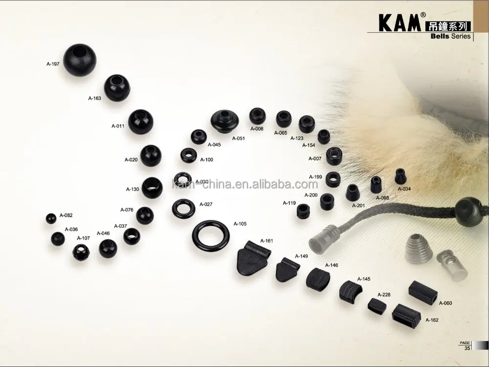
Good quality plastic end cap for cord lock 