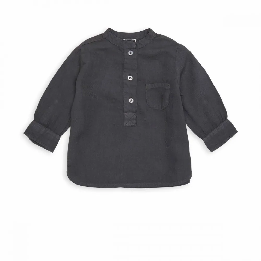 
2015 New Style Top Quality 100% Cotton Fashion Shirts For BoysFactory Price Mix Colors Baby Shirts Pocket With Yoke Baby Cloth 