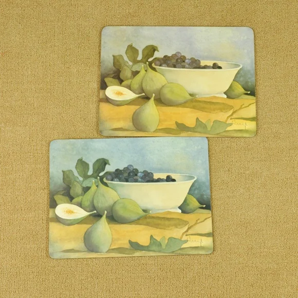 hot selling MDF placemat laminated  cork backed placemat and wooden placemat