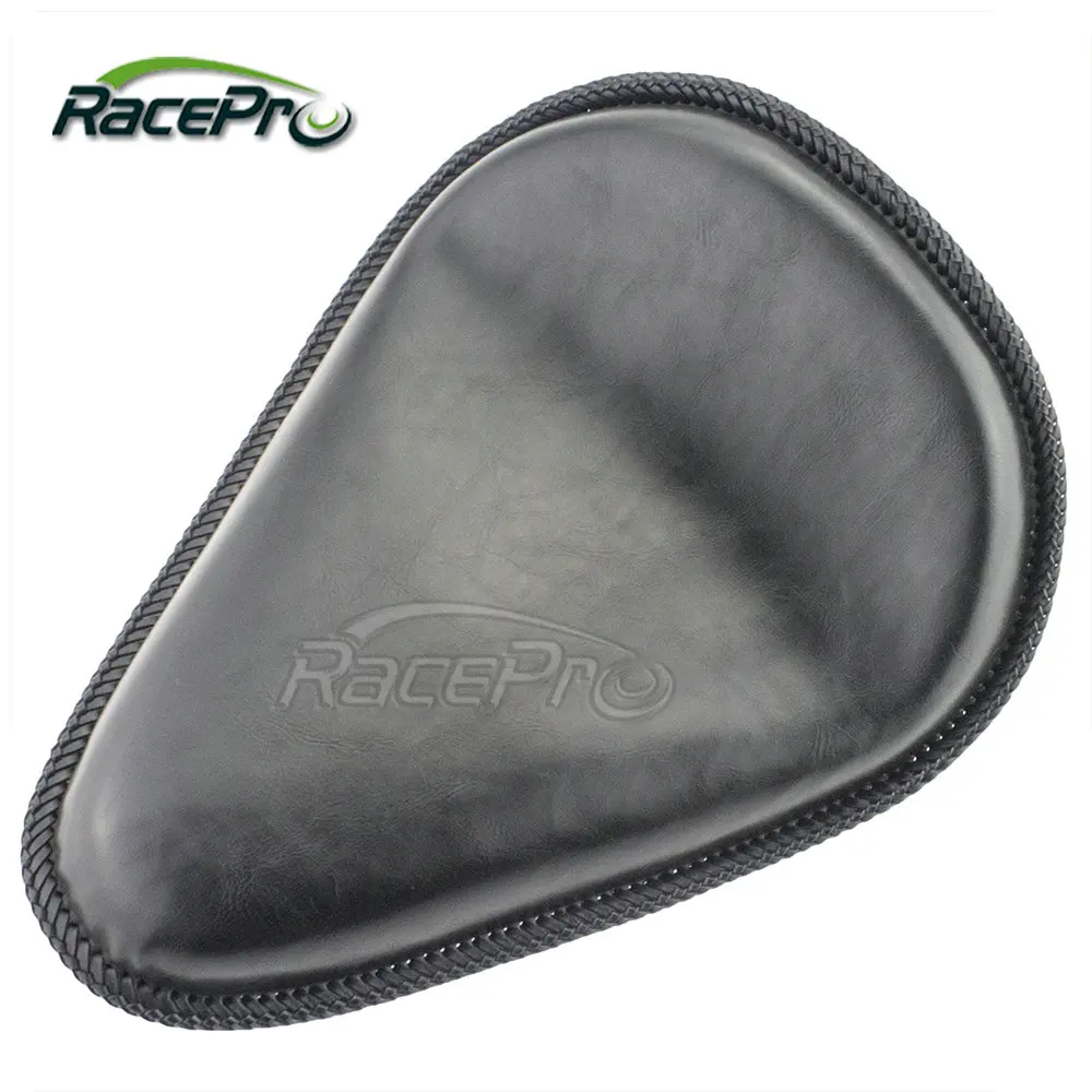 Stitch Style Leather Comfort Seat Motorcycle For Harley Chopper Bobber Custom