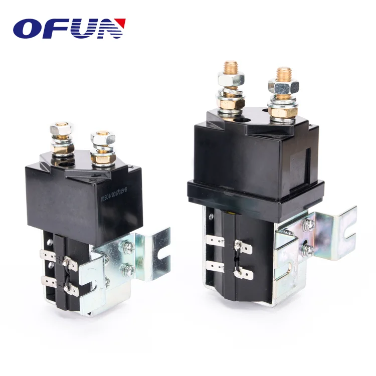 OFUN China Supplier 100A 400A Normally Open Power Connector Ip67 Relay For Winch