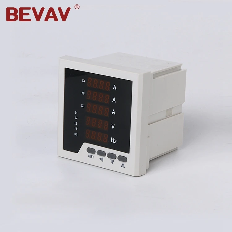 
BEVAV A+Quality multi-functional panel meter three phase voltage and current meter 