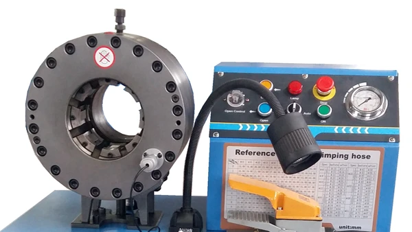 Горячая Распродажа, гидравлический шланг 1/4 дюйма до 2 дюймов, ОБЖИМНАЯ машина