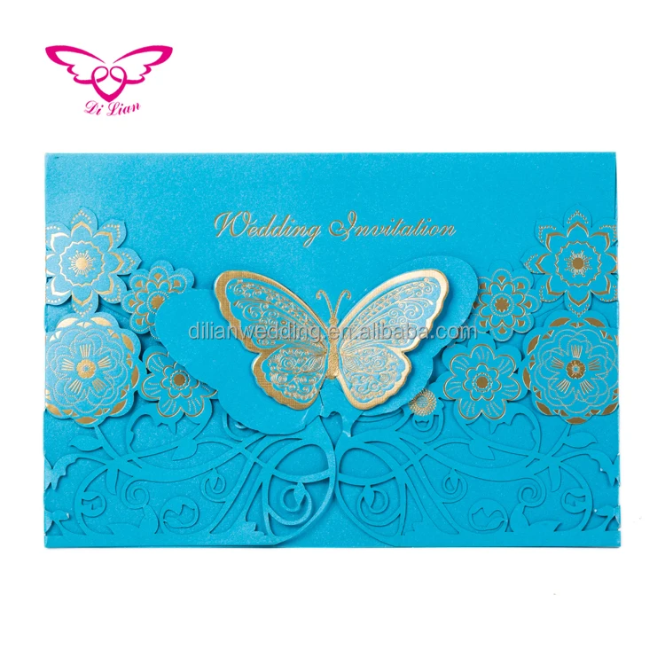 
Flying butterfly kerala christian wedding card matter 