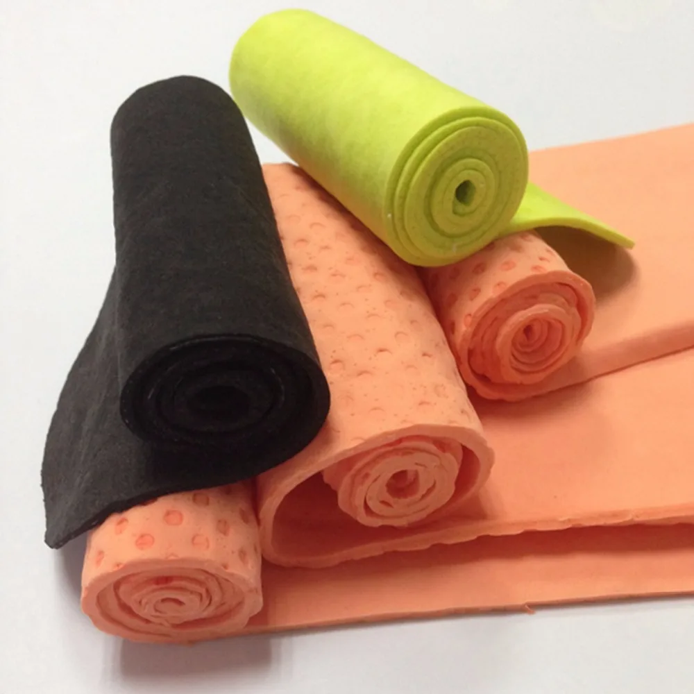 
2018 summer wholesale white printed pva chilly pad cool towel cleaning cloth chamois for automobile car washing 