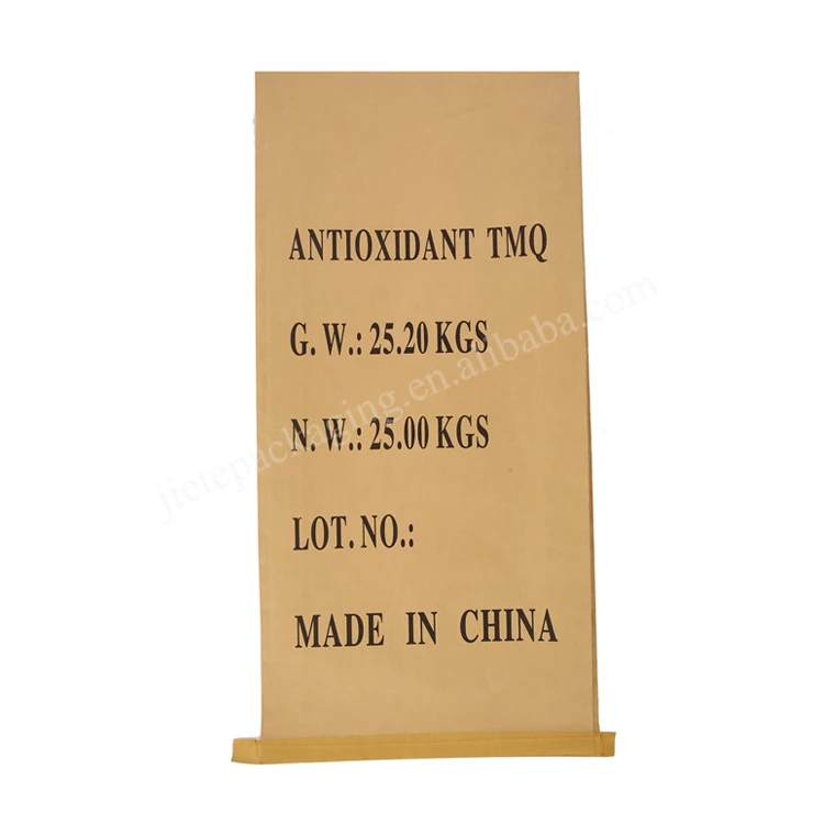 Industrial use cheap white kraft paper plastic compound bag sacks for cement,tile adhesive and mortar