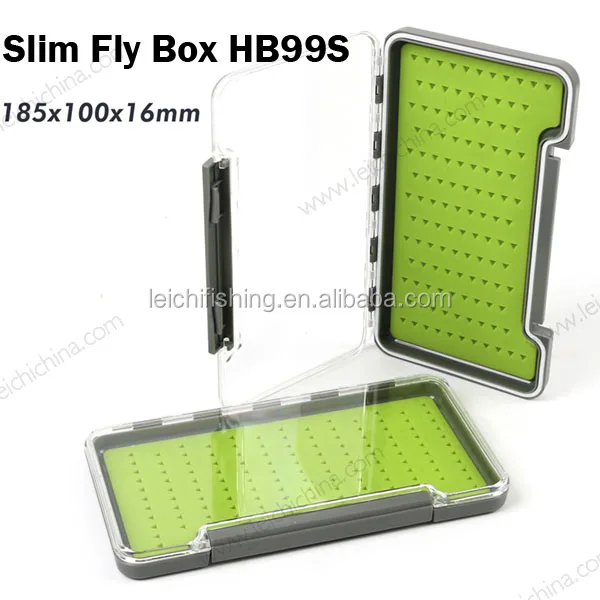 High walls easy grip foam fly box for fly fishing