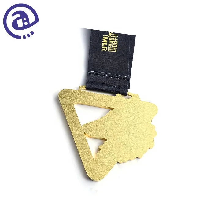 High Quality Die Cast Type And Soft Enamel Style Custom 2D Design Gold Hollow Souvenir Metal Medal