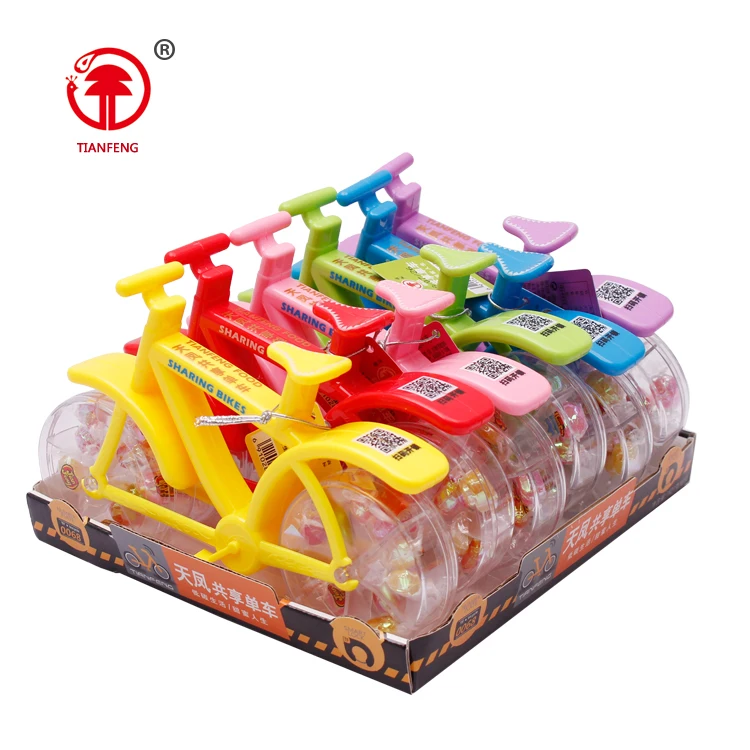 China manufacturer colorful toy bike candy mini bike bicycle toy candy with tablet candy
