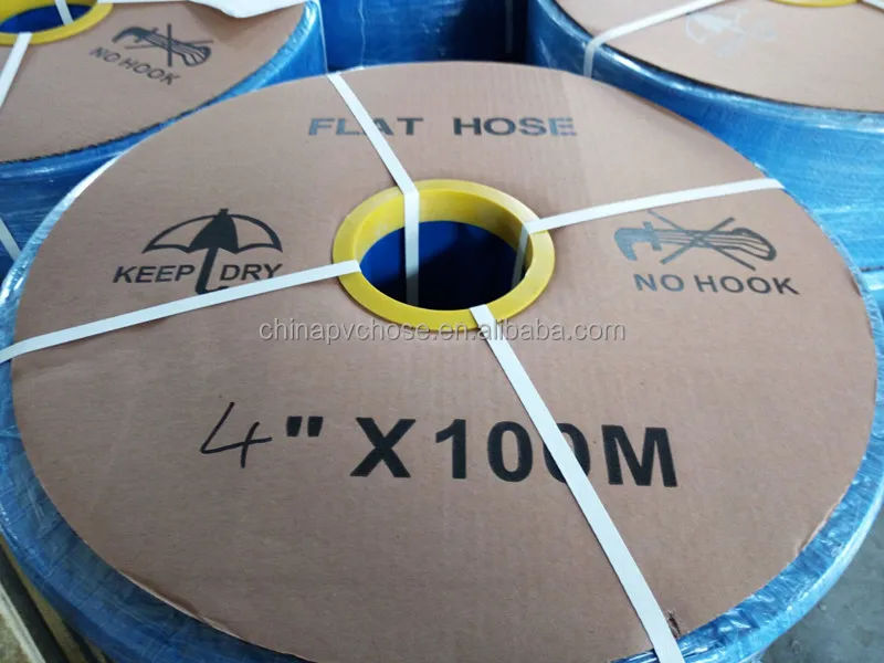 6Bar Agricultural Irrigation PVC Layflat Water Pump Discharge Hose Pipe