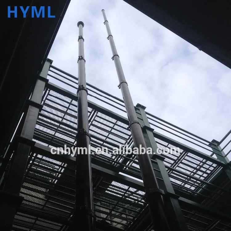 
combined hand brake pneumatic telescopic mast 