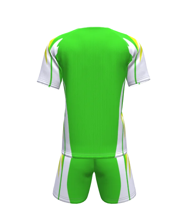 Wholesale Blank Sublimated Custom Green Soccer Uniforms