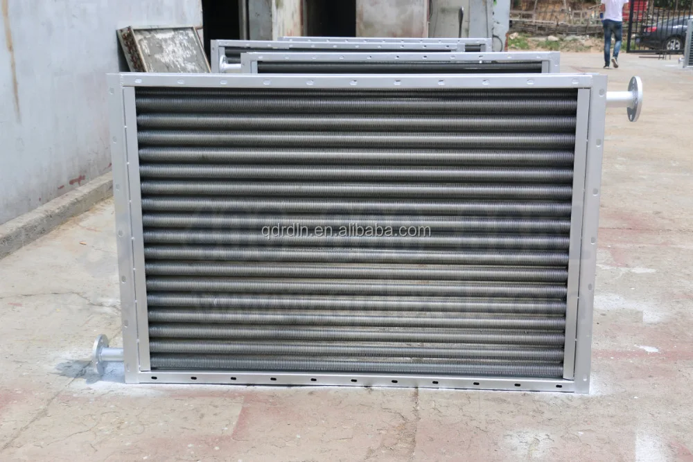 Из нержавеющей стали спираль плавниками теплообменник