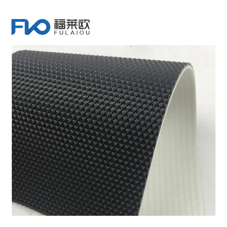 Commercial treadmill walking belt with customizable color and pattern