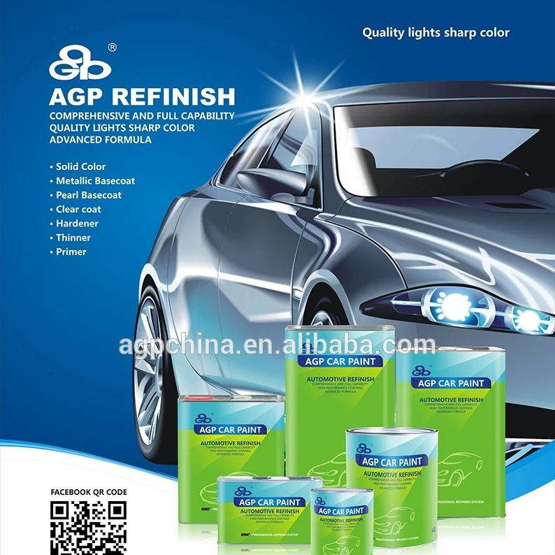 
1k China auto color paint color system Automotive Refinish Paints 