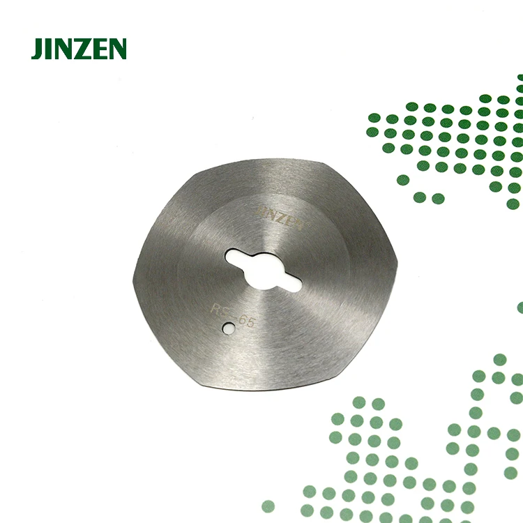 Jinzen heptagon cloth septilateral  blade Round Knife for RS-65 Cutting Machine parts