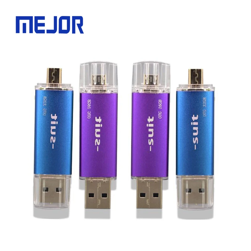 Type C memory stick 2 in 1 micro usb flash stick 32g android pen driver san disk 64g OTG pendrive
