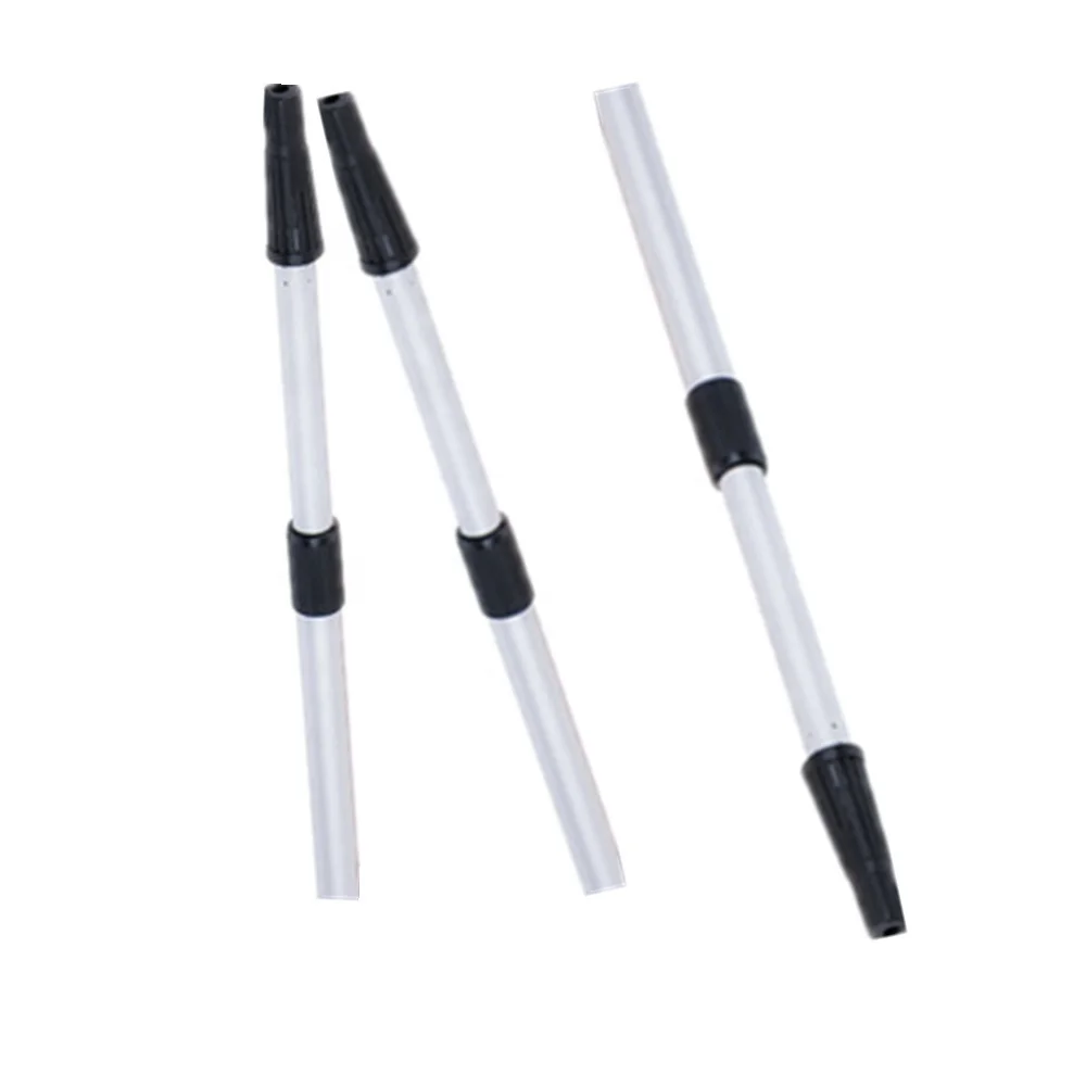 Adjustable Aluminum Telescopic Pole with Plastic Thread Head with Cap