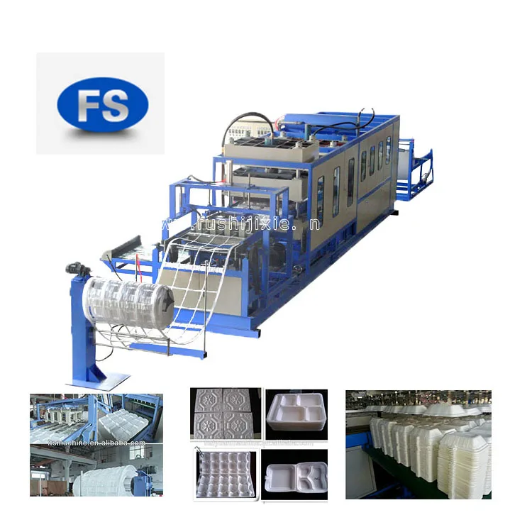 FUSHI одноразовые снэк-бокс производственная линия PS пена еда аппарат для производства Контейнеров