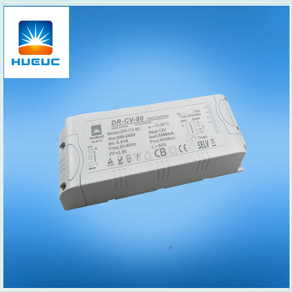 DR-CV-60 SAA CB TUV 60W isolated led driver 2.5a 42V led tube driver