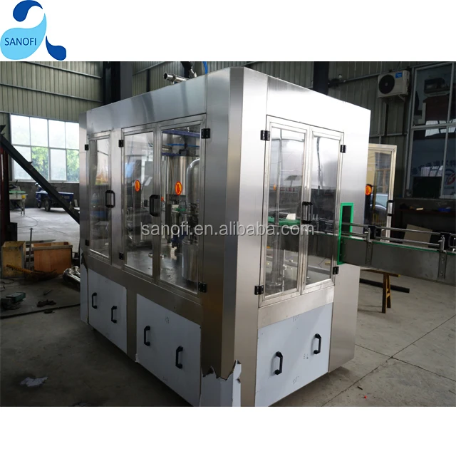 Economy Linear Type Beer Can Bottling Line /Filling Machine