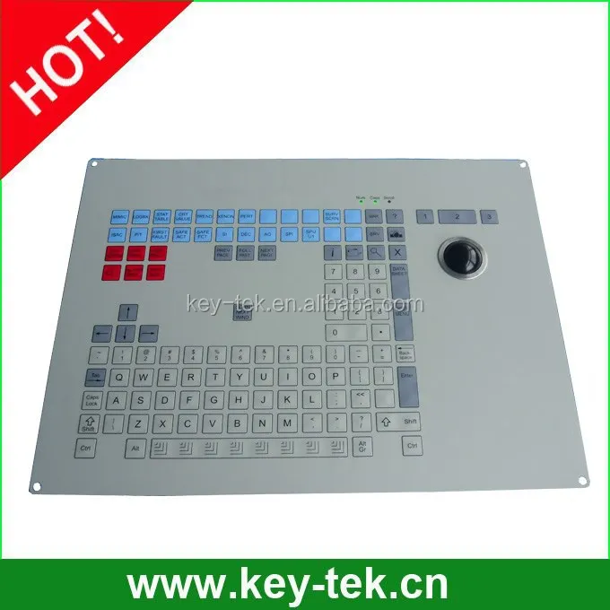 Панели установлены мембраны клавиатура с mechnical трекбол и цифровая клавиатура