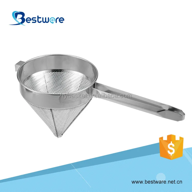 Large  Food grade Stainless Steel China Fryer Strainer