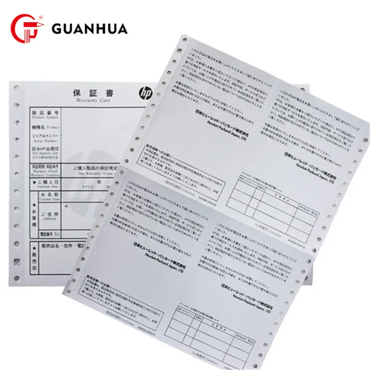 Reliable and Cheap Size and color can be customized computer bill printer paper colored printing for office